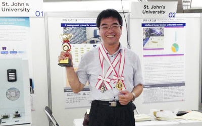 電機系謝鴻琳老師以「遠端停車場管理系統」榮獲銀牌