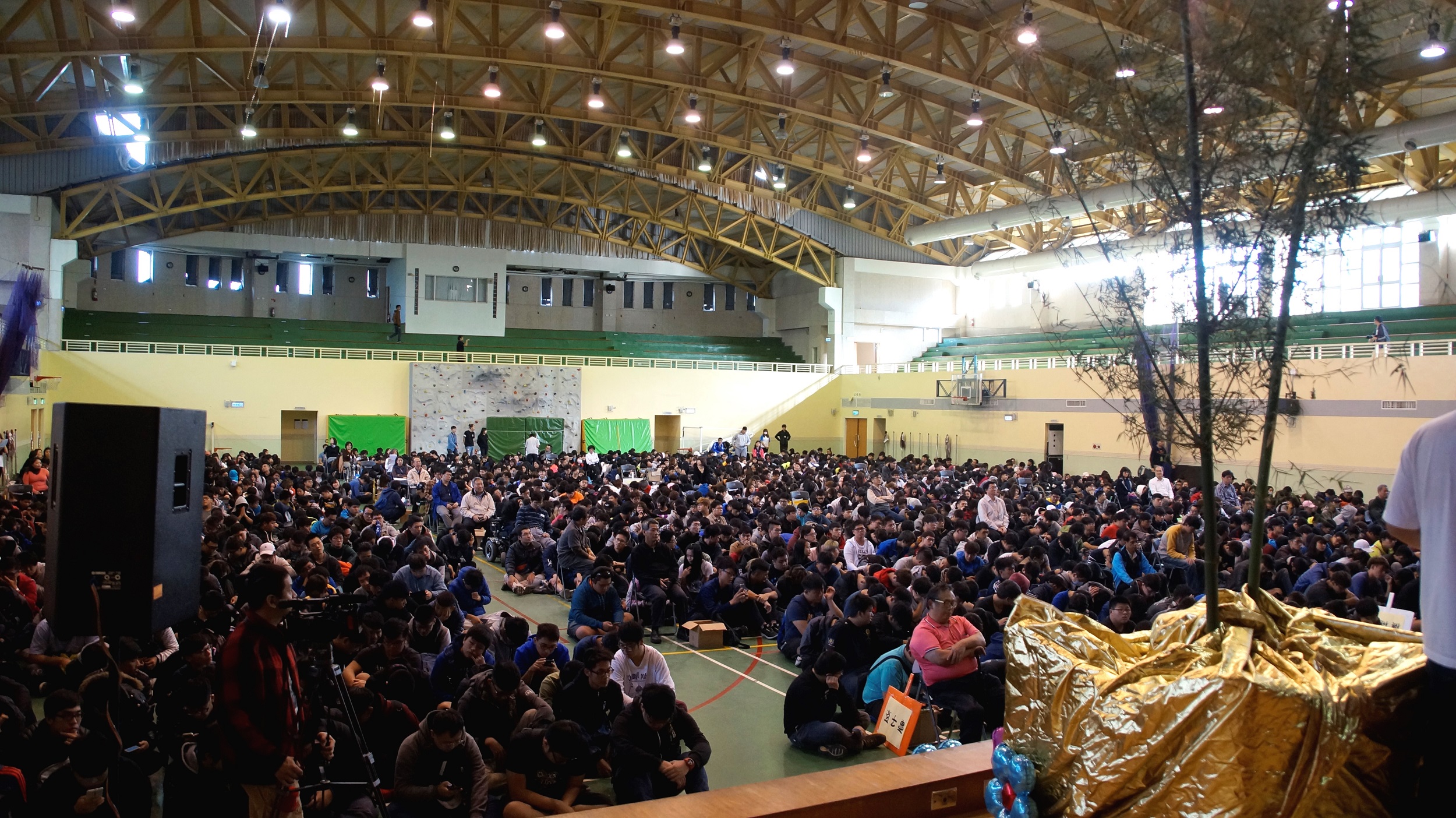 瓜竹傳情活動約有1800餘位一、二年級學生參加

