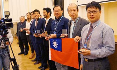 台灣代表團以71件作品參加「2017第11屆波蘭國際發明展」，共獲得1面白金、31面金牌、19面銀牌、2面銅牌及7個特別獎，總成績排名世界第二，讓國旗飄揚在國際舞台上，為國家爭取榮譽