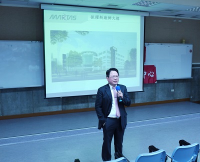 陳萬來董事長2013年10月23日曾返回母校，以「走出不一樣的天空～一位電機技師的傳奇創業故事」為主題，與學弟妹分享創業歷程。